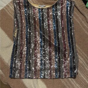 Tarte Multicolor Sequin Women's Top